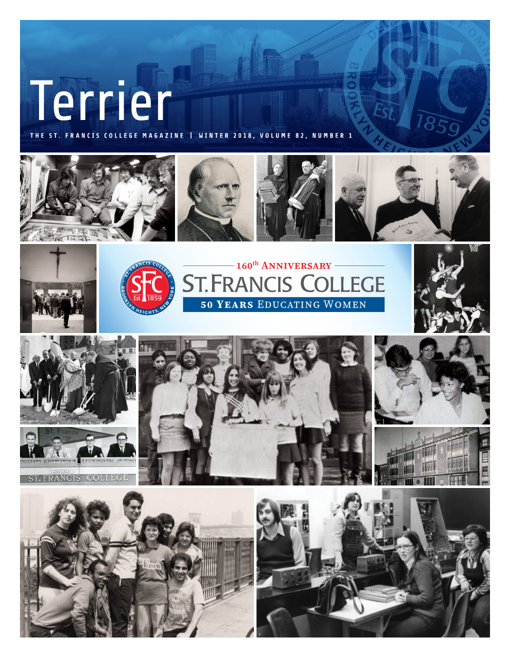 St. Francis College, Terrier, Winter 2018, Volume 82, Number 1 + 2017