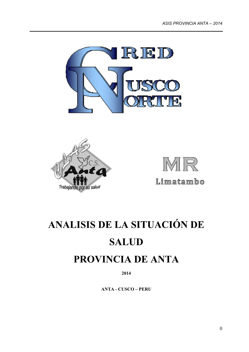 Analisis De La Situación De Salud Provincia De Anta