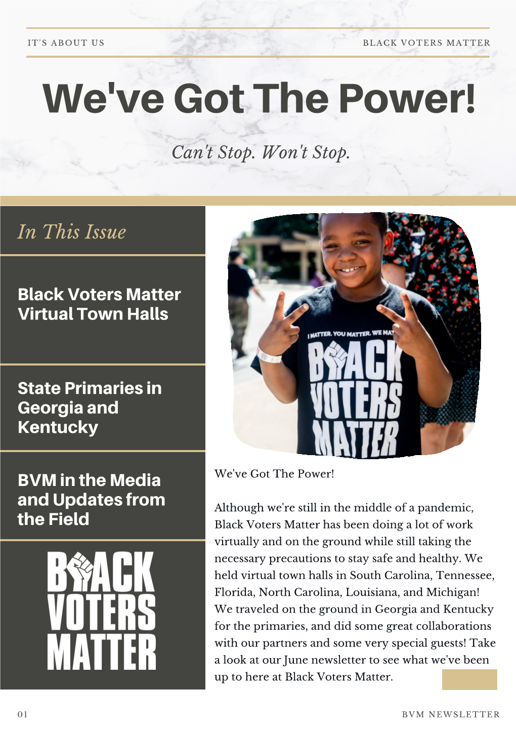 June Newsletter to See What We've Been up to Here at Black Voters Matter