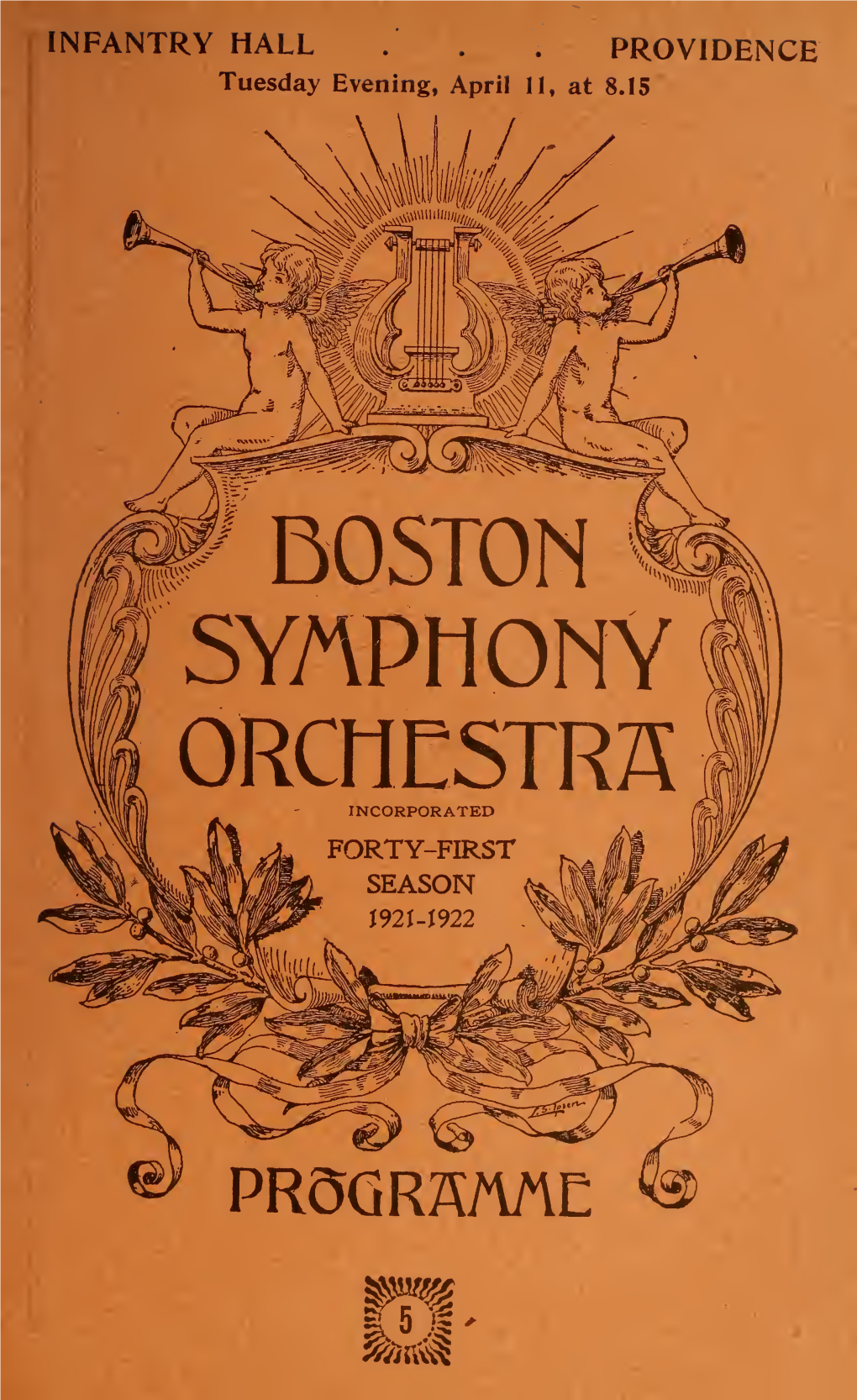 Boston Symphony Orchestra Concert Programs, Season 41,1921-1922, Trip