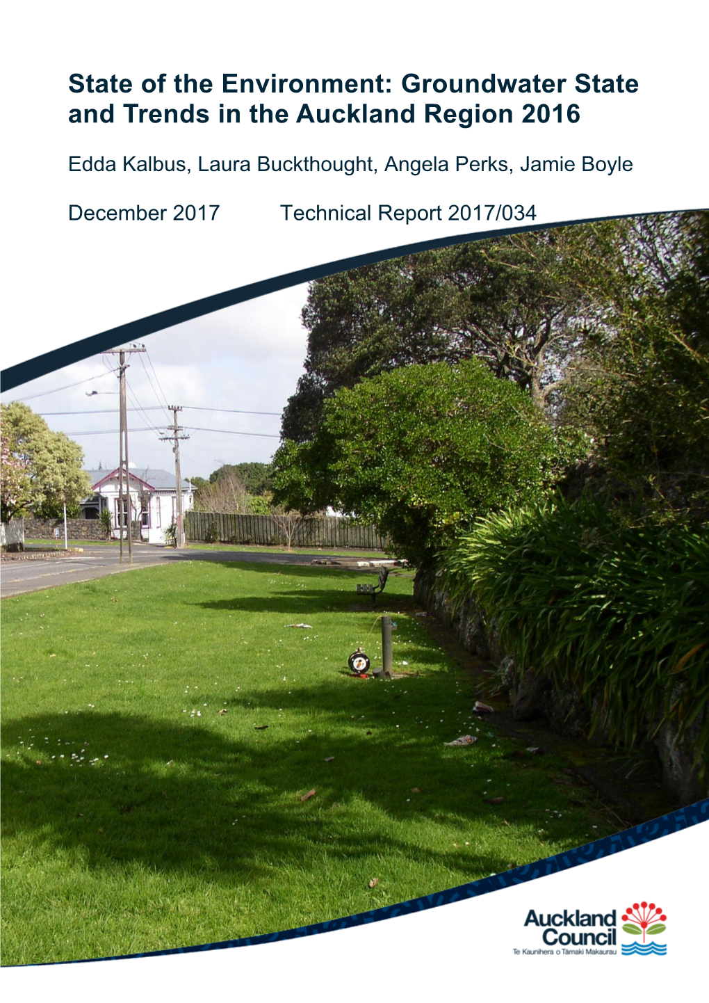 Groundwater State and Trends in the Auckland Region 2016