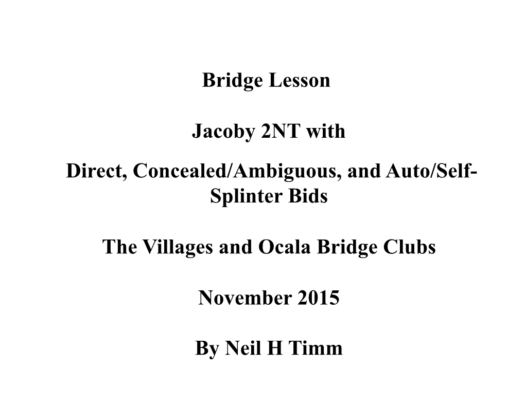 Jacoby-2NT-And-Splinter-Bids-2.Pdf