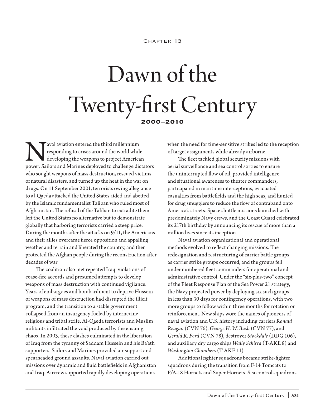 Chapter 13: the Dawn of the Twenty-First Century 2000–2010
