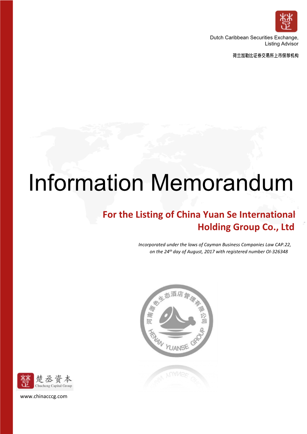 Information Memorandum