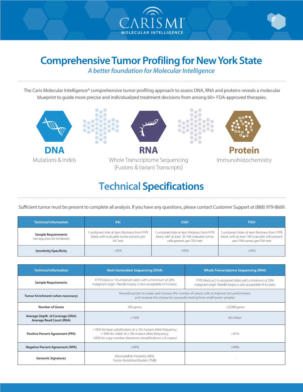 Technical Specifications Comprehensive Tumor Profiling For