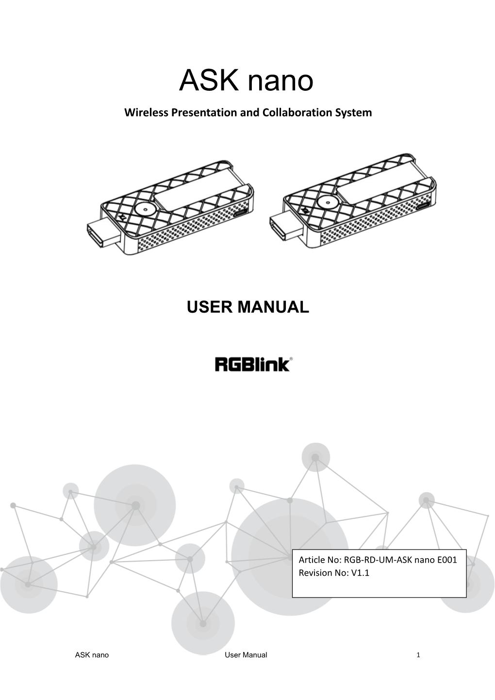 ASK Nano Wireless Presentation and Collaboration System