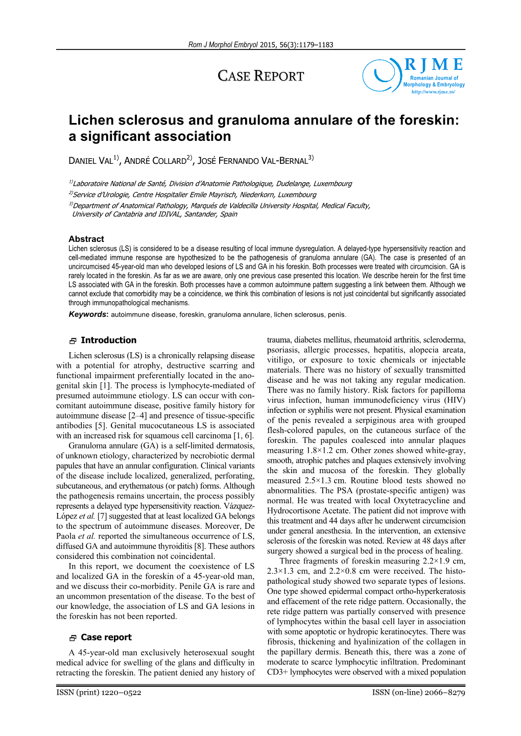 Download PDF Lichen Sclerosus and Granuloma Annulare of the Foreskin