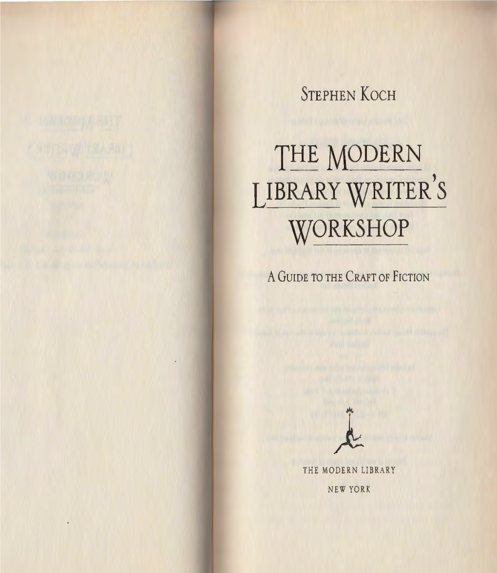 The Modern Library Writer's Workshop