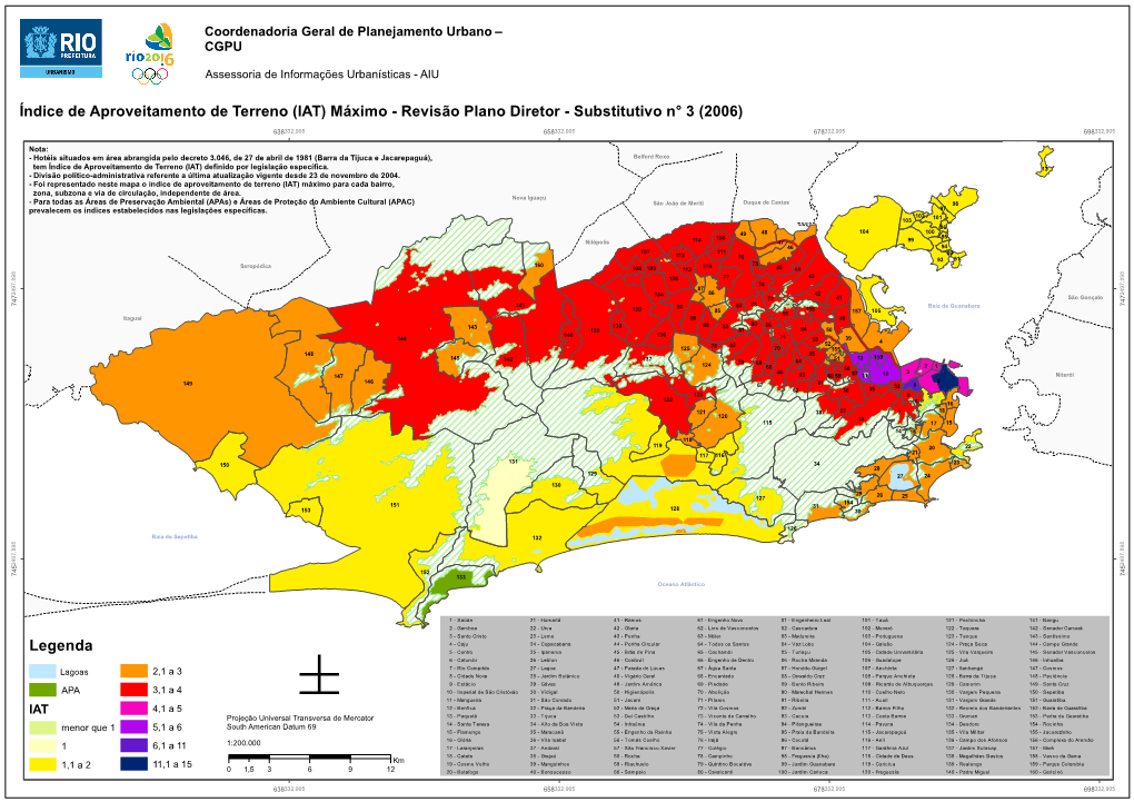 IAT) Máximo - Revisão Plano Diretor - Substitutivo N° 3 (2006)