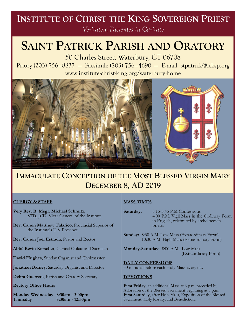 Saint Patrick Parish and Oratory