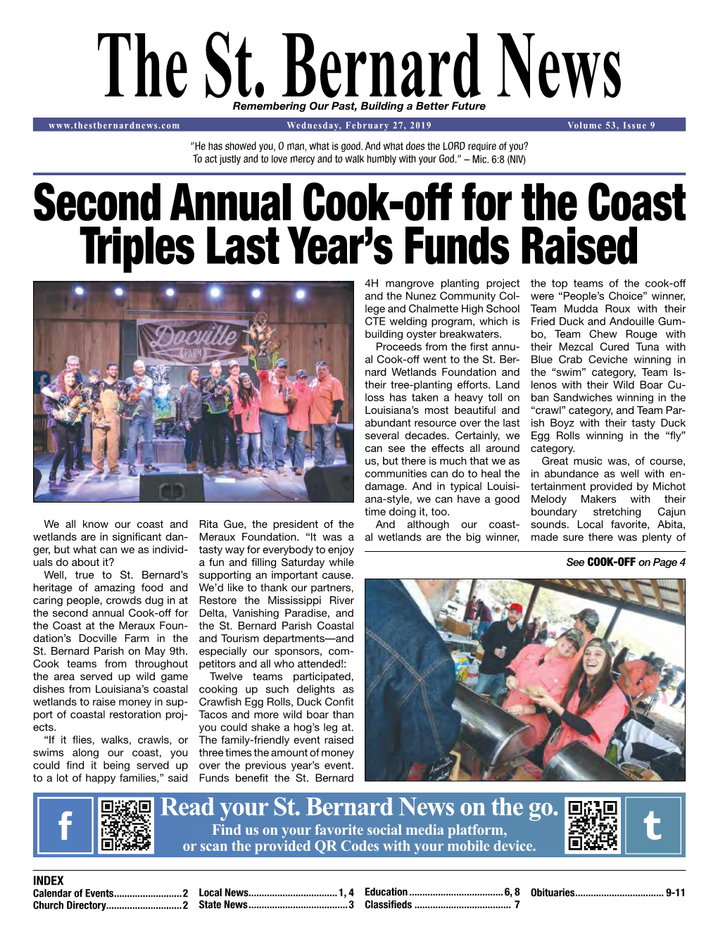 Second Annual Cook-Off for the Coast Triples Last