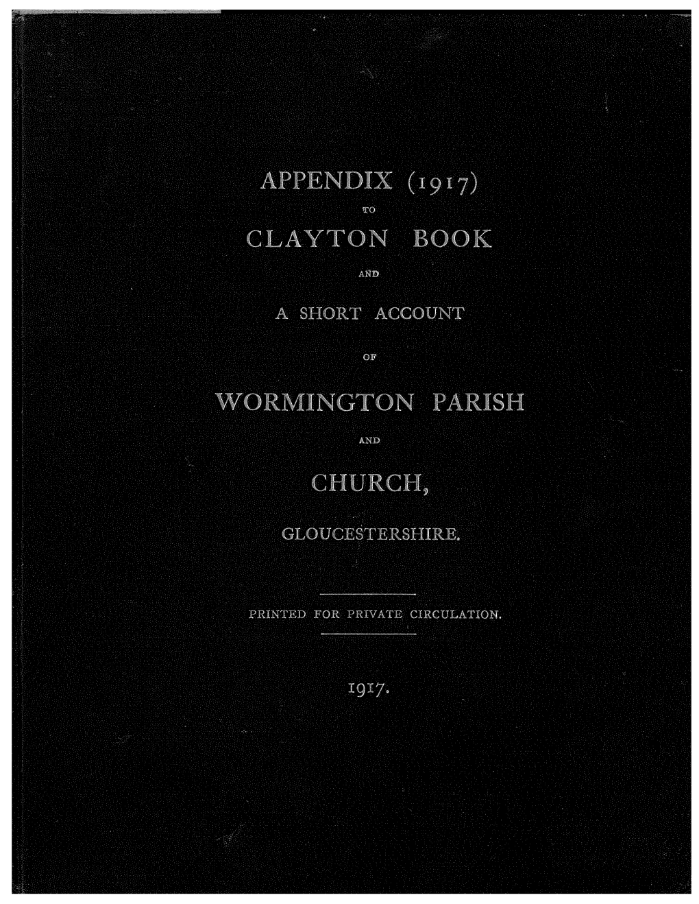 Clayton Book," Brought out in 1892, Has Long Been out of Print