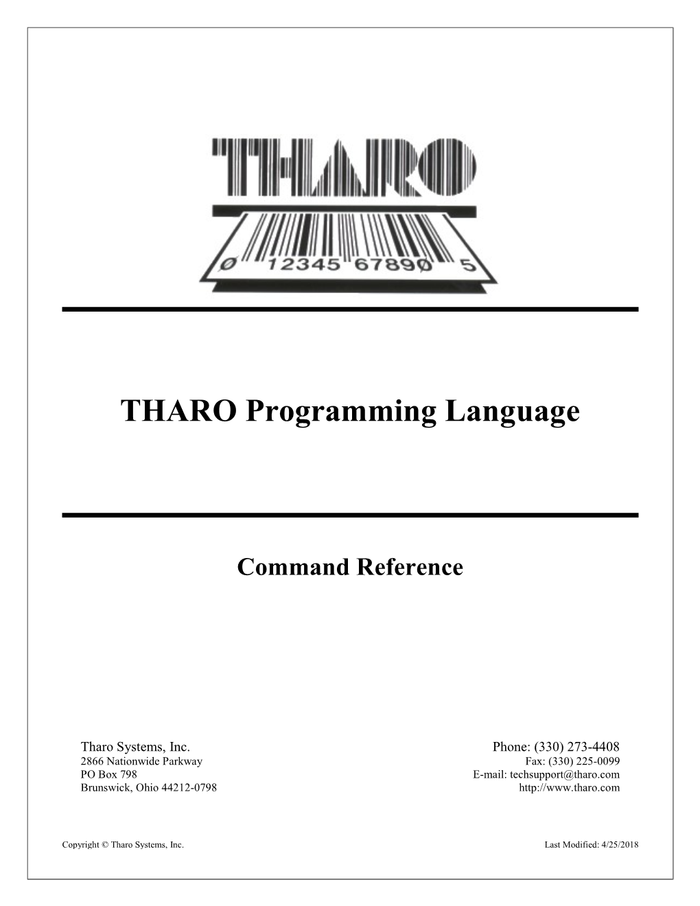 TPL (Tharo Programming Language)