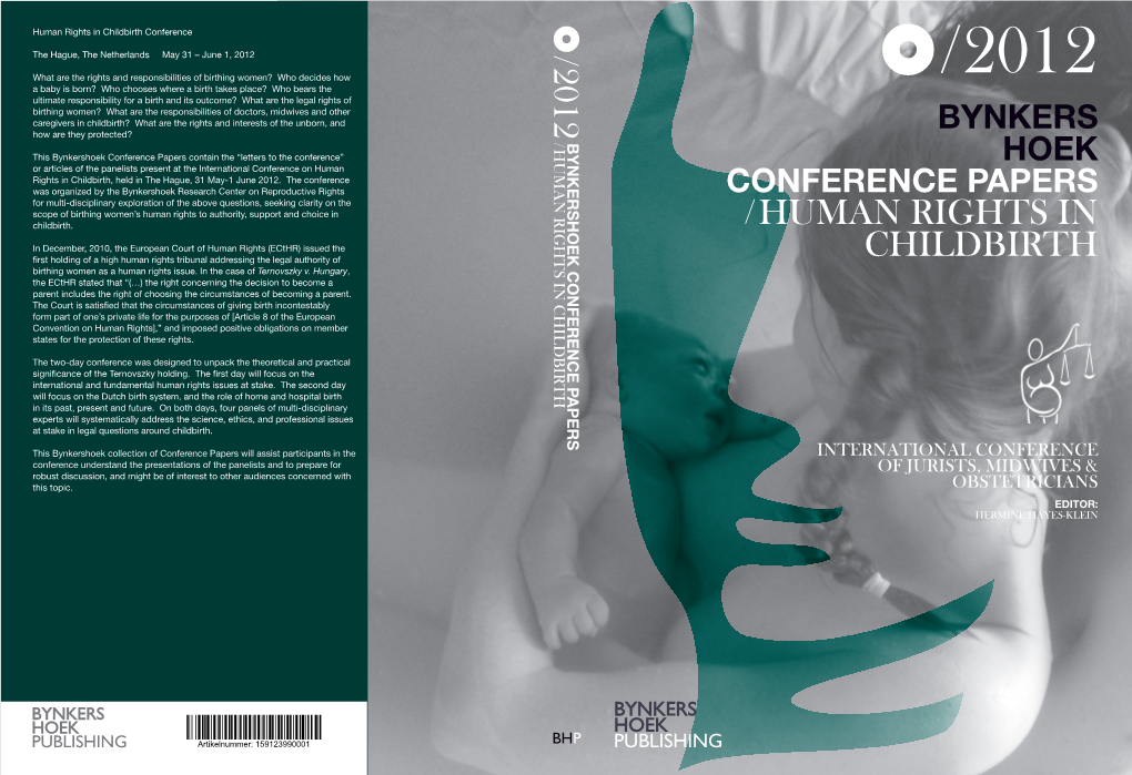 Human Rights in Childbirth 2012