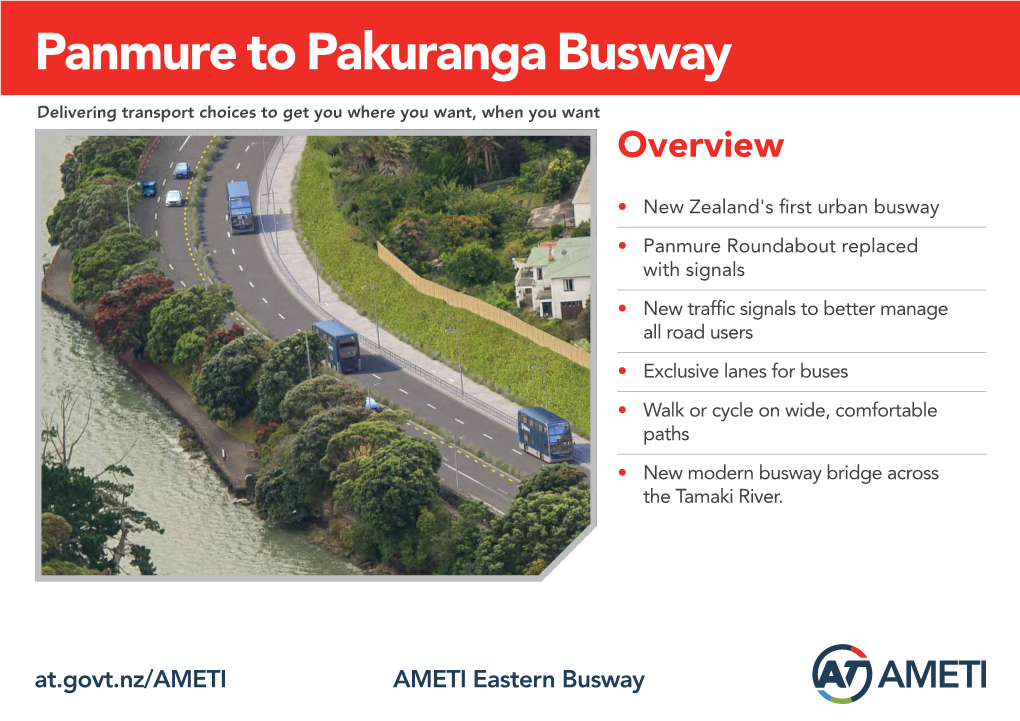 Panmure to Pakuranga Busway