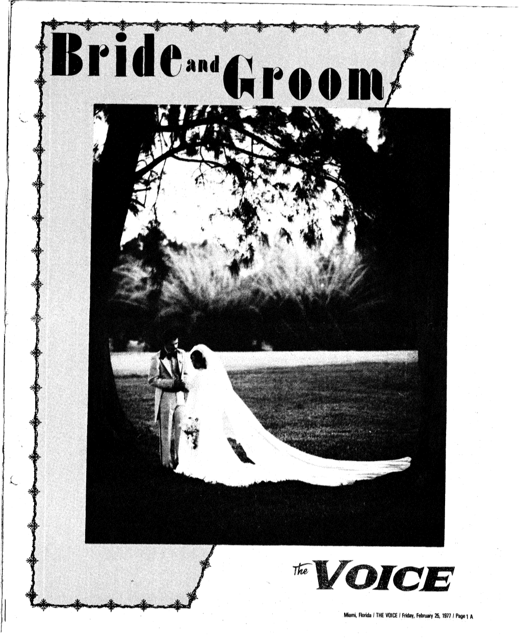 Miami, Florida F the VOICE F Friday, February 25,1977 / Pagei a Index of Ijpriversity Advertisers in If MEN's SHOP This Section