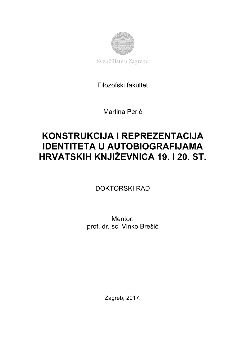 Martina Perić Disertacija