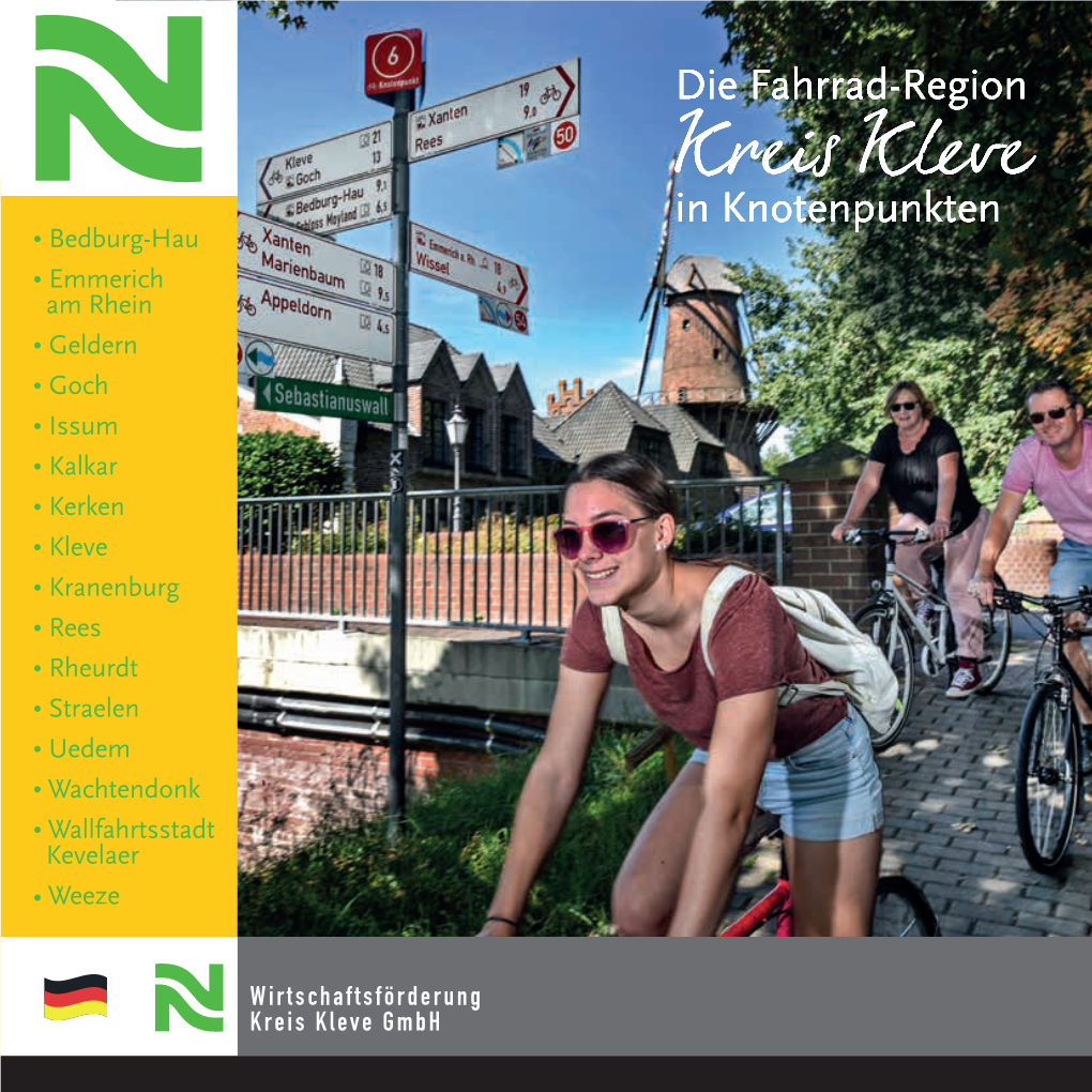 Die Fahrrad-Region Kreis Kleve in Knotenpunkten