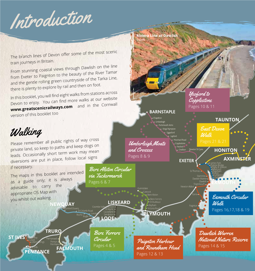 Introduction Riviera Line at Dawlish ©GWR