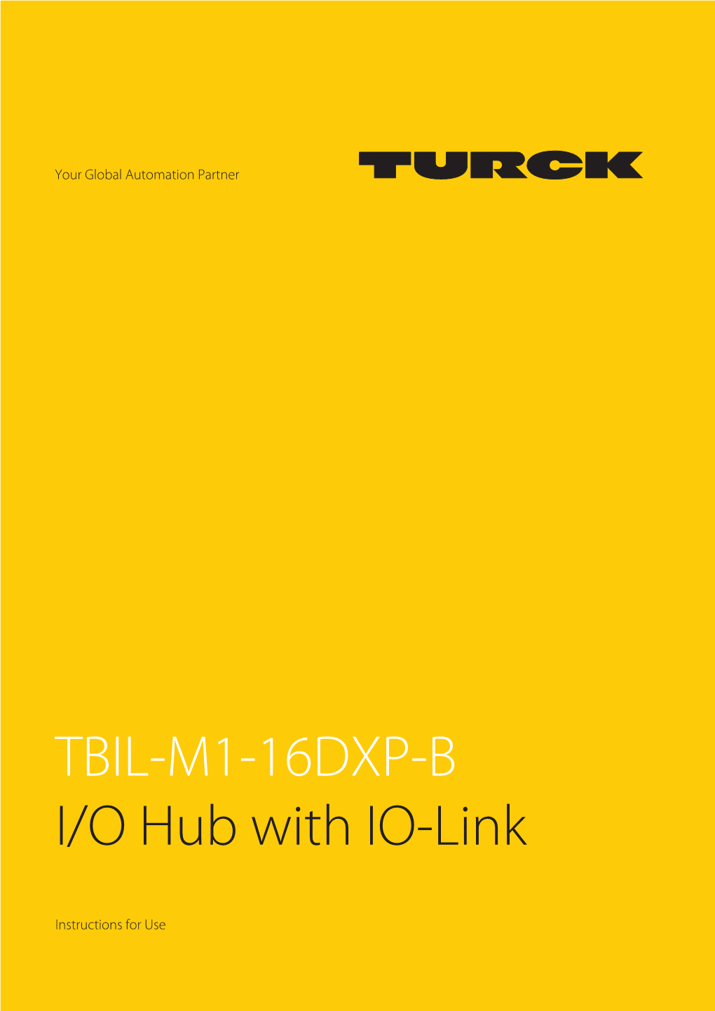 I/O Hub with IO-Link – TBIL-M1-16DXP-B