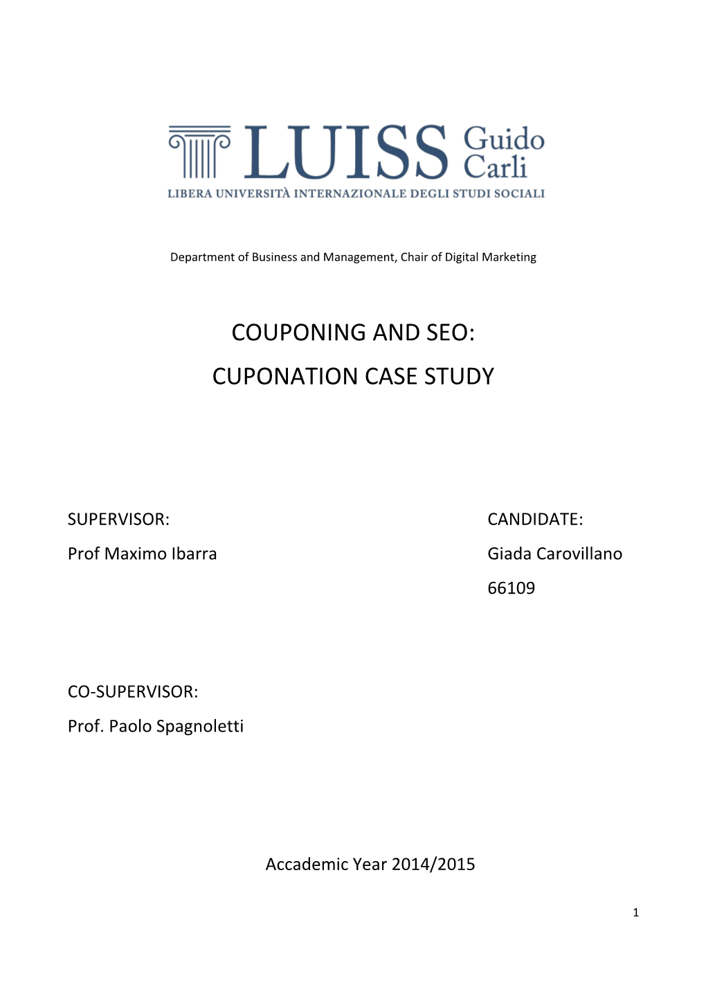 Couponing and Seo: Cuponation Case Study