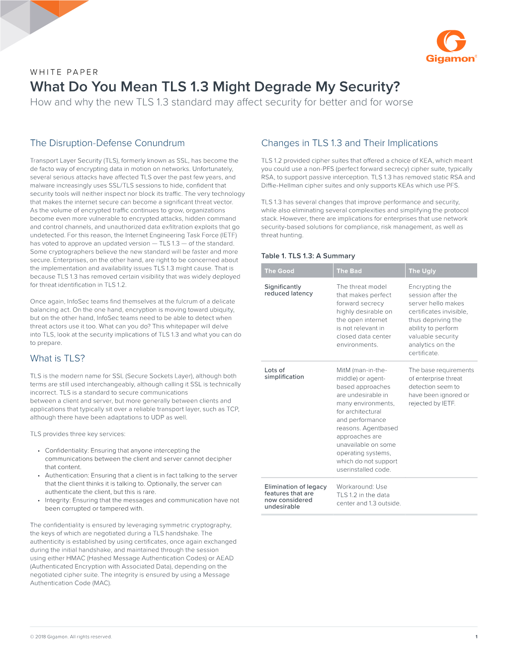 What Do You Mean TLS 1.3 Might Degrade My Security? How and Why the New TLS 1.3 Standard May Affect Security for Better and for Worse