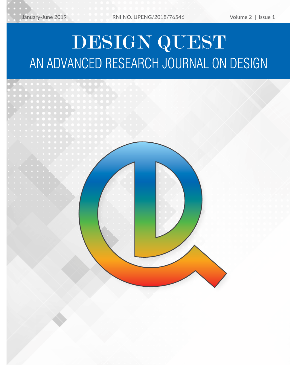 Design Quest an Advanced Research Journal on Design