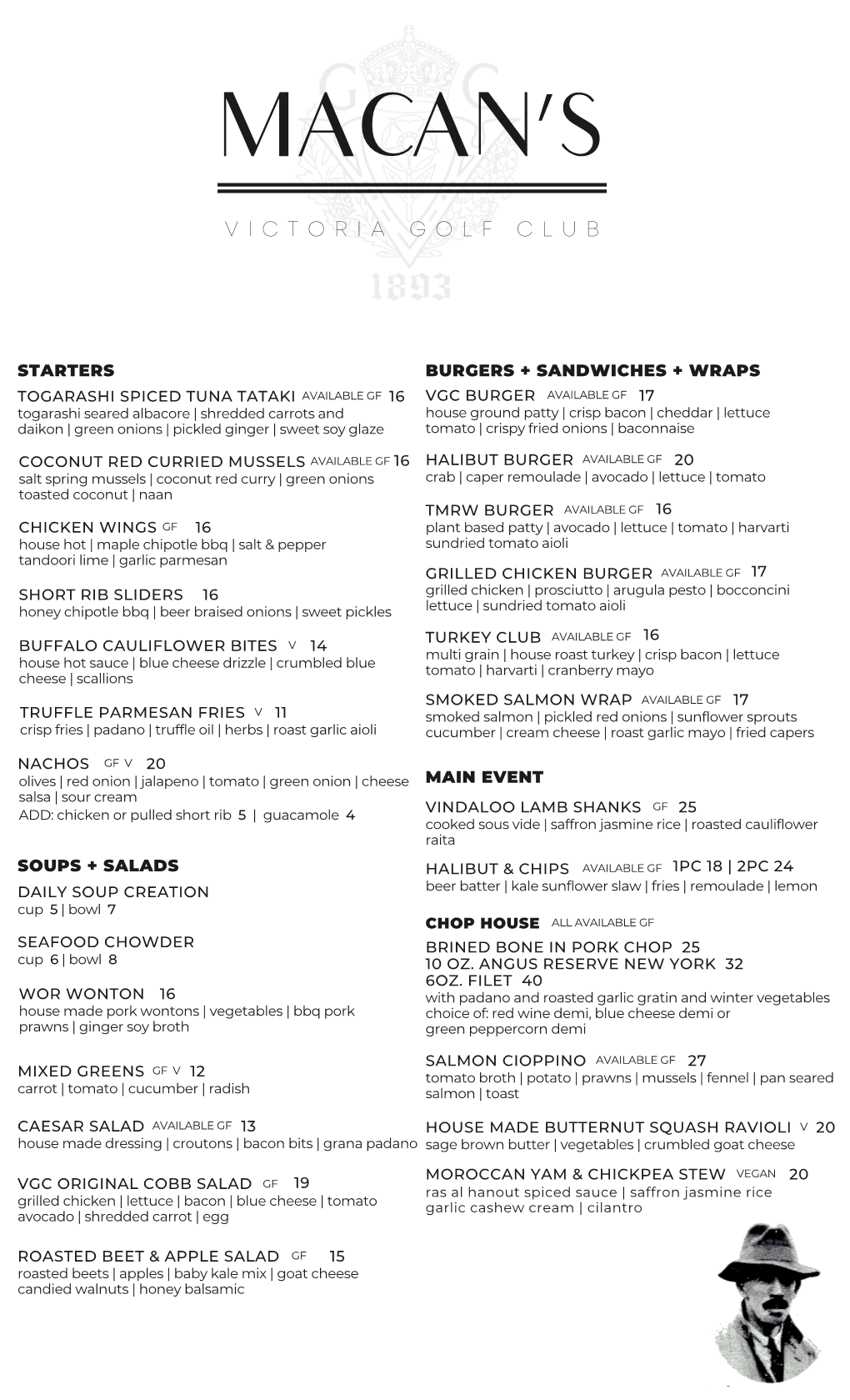 B&W VGC NEW Menu