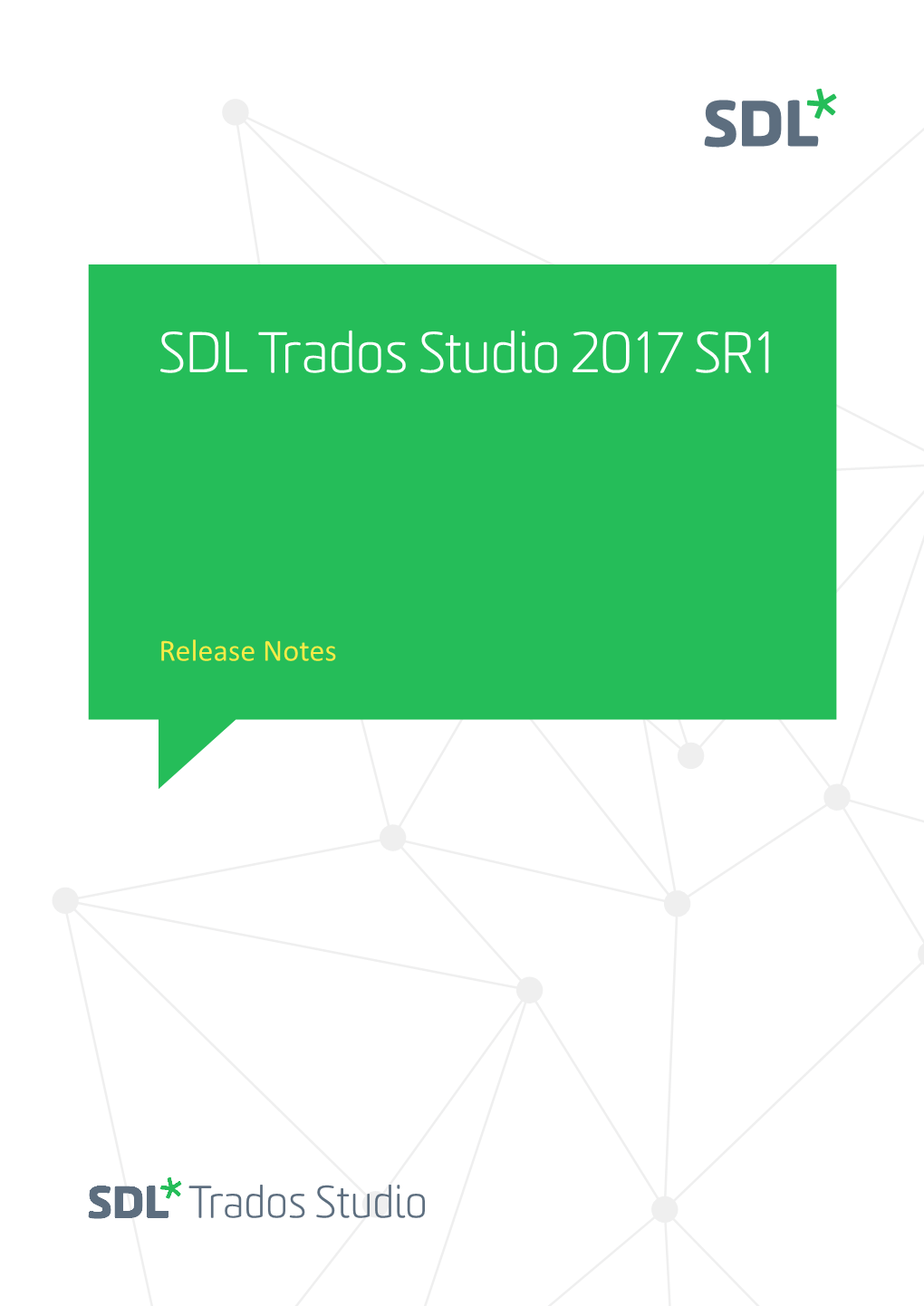 SDL Trados Studio 2017 SR1