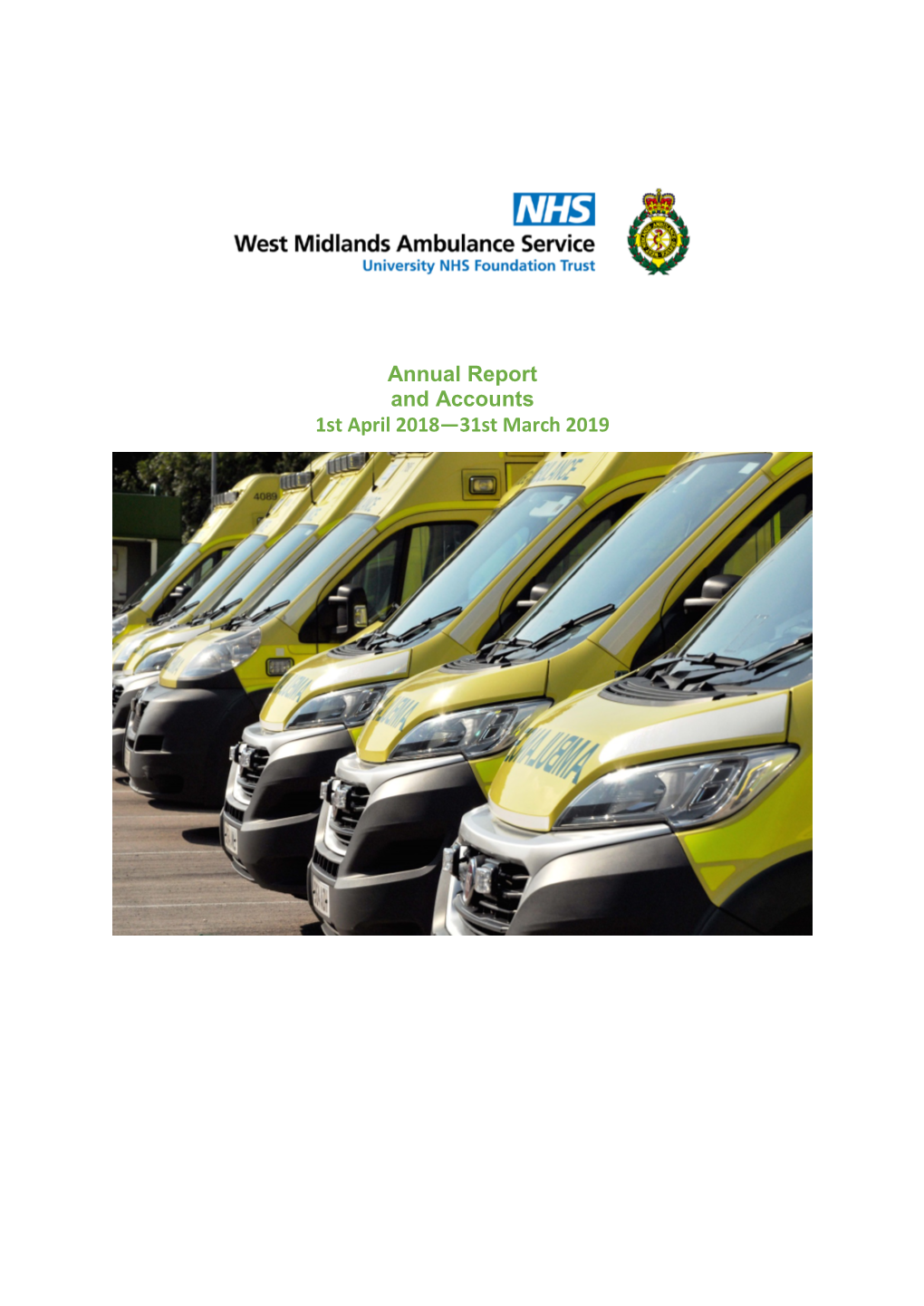 Annual Report and Accounts 2018/19