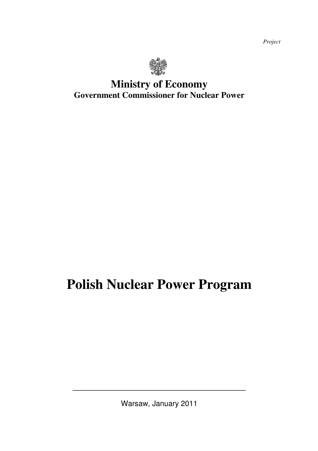 01-2011 PL Polish Nuclear Power Program En