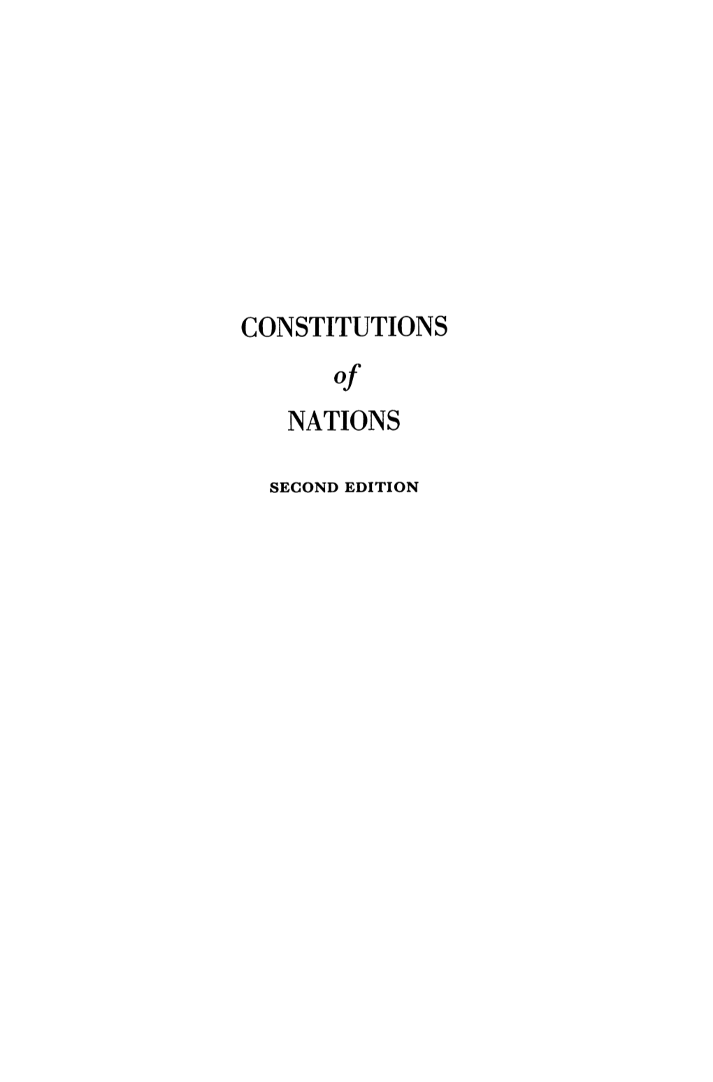 Constitutions Nations