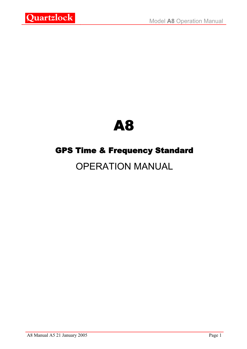 GPS Time & Frequency Standard