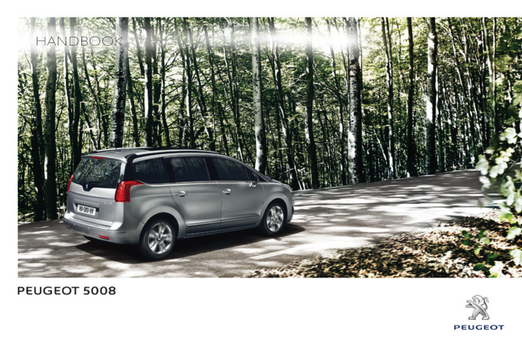 Peugeot 5008 User Manual, Vehicle Information & Guide