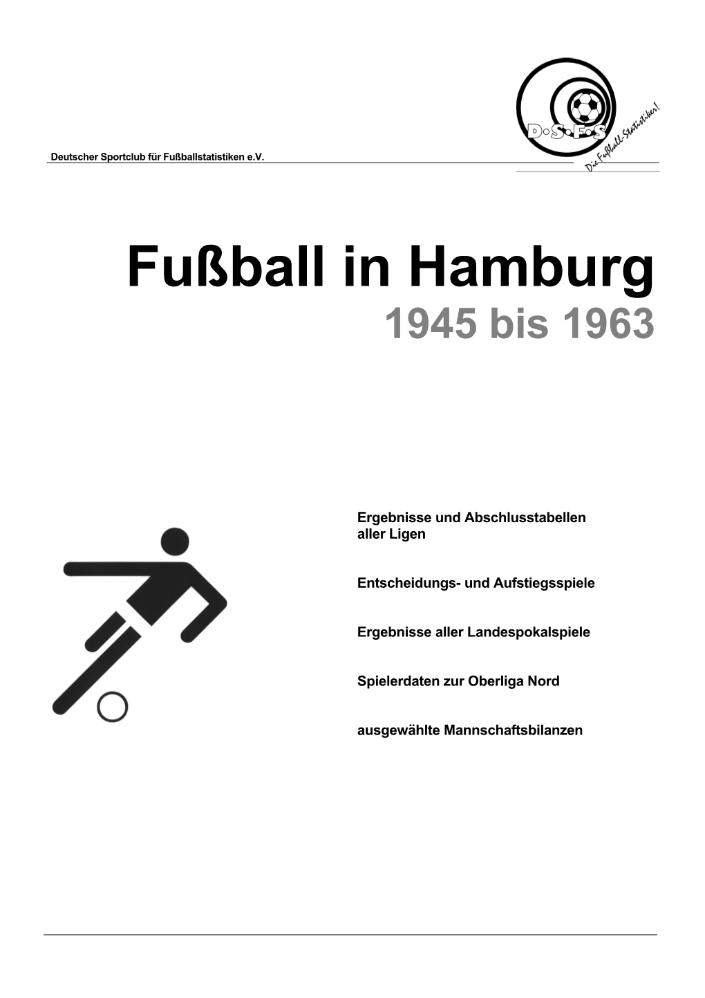 Fußball in Hamburg 1945 Bis 1963