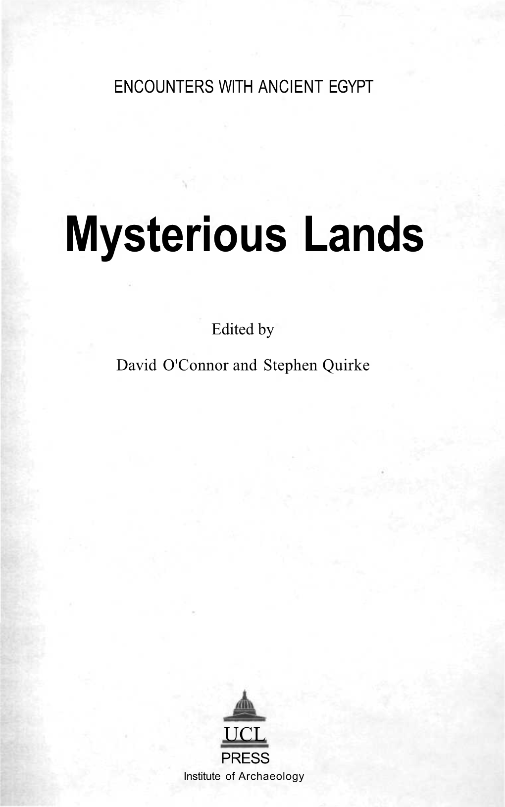 Mysterious Lands