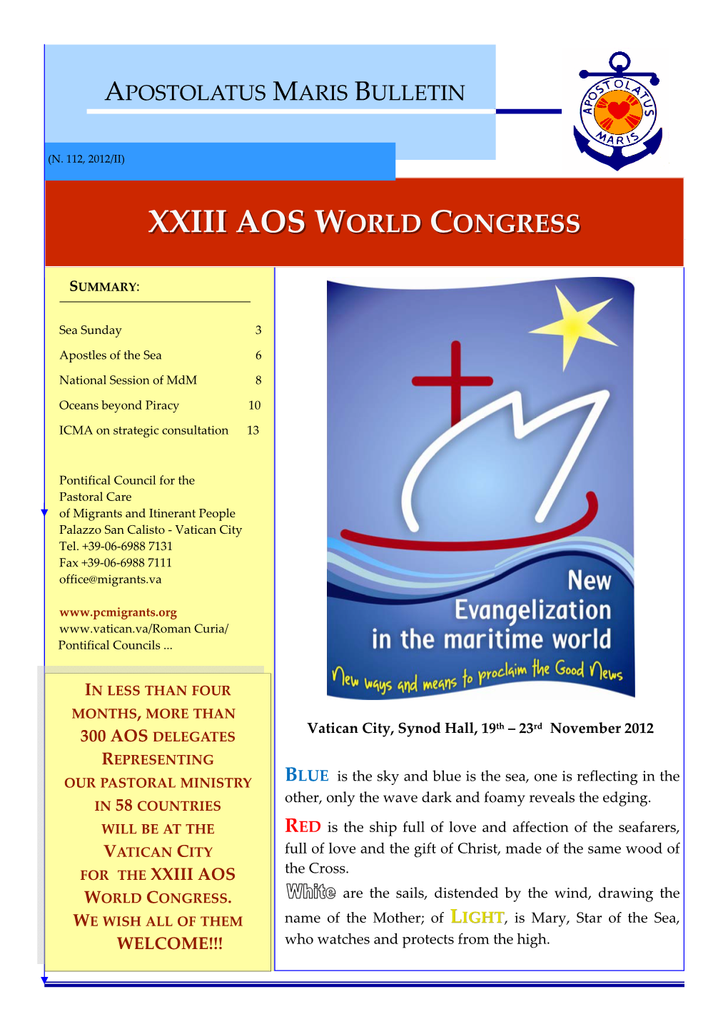 Xxiii Aos World Congress