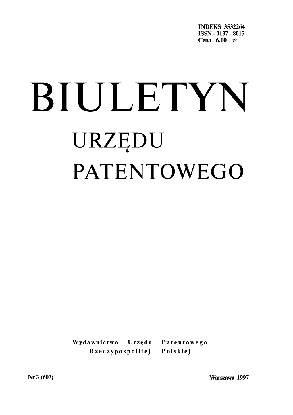 Urzędu Patentowego