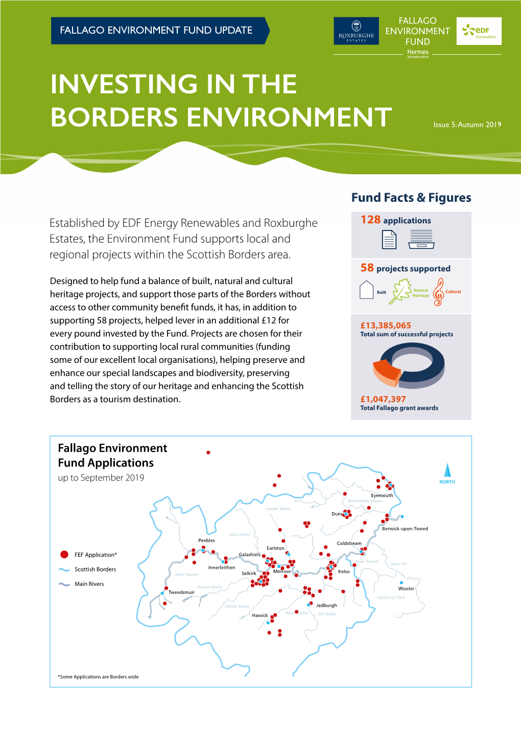 INVESTING in the BORDERS ENVIRONMENT Issue 5: Autumn 2019