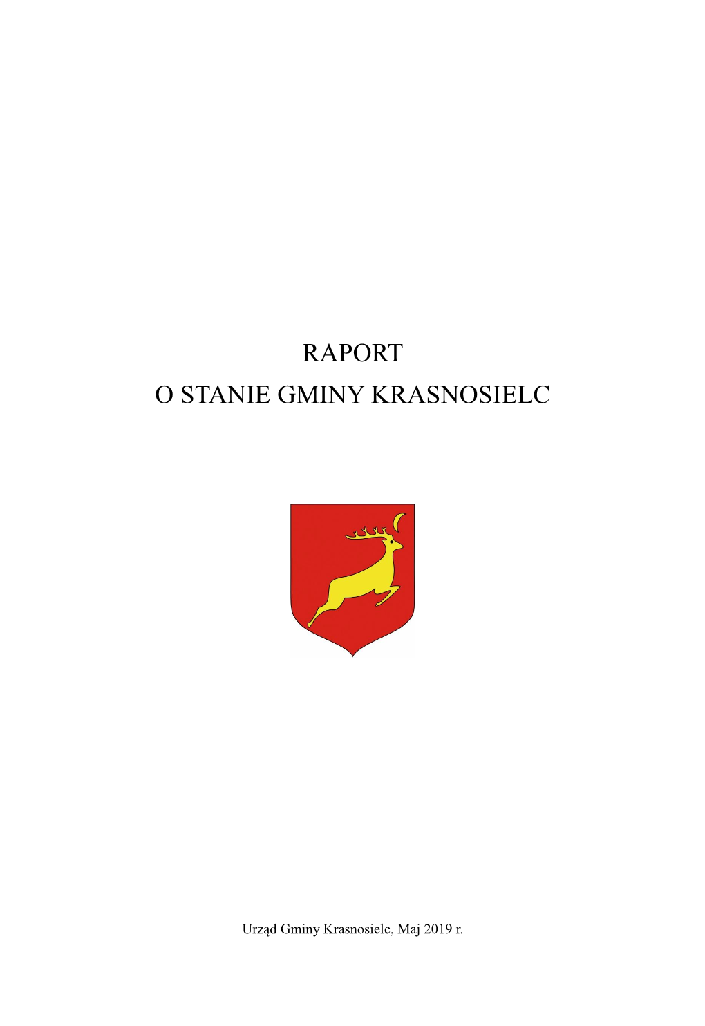 Raport O Stanie Gminy Krasnosielc