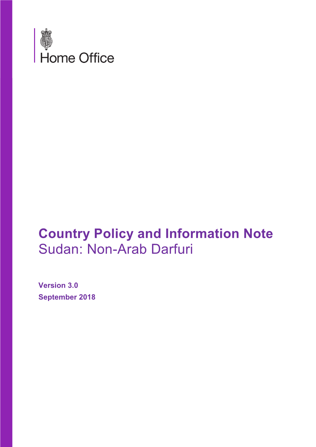 Sudan: Non-Arab Darfuri