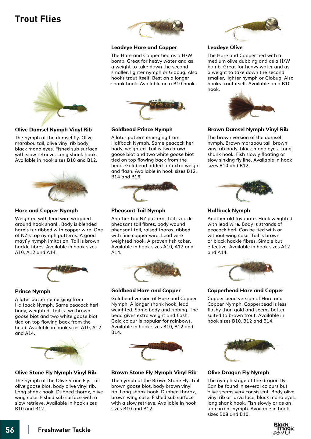 Trout Flies Catalogue