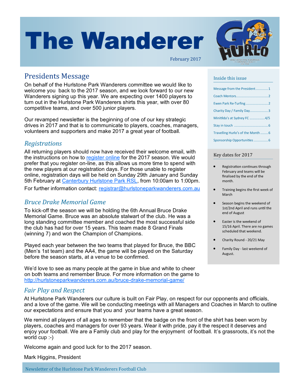 The Wanderer February 2017