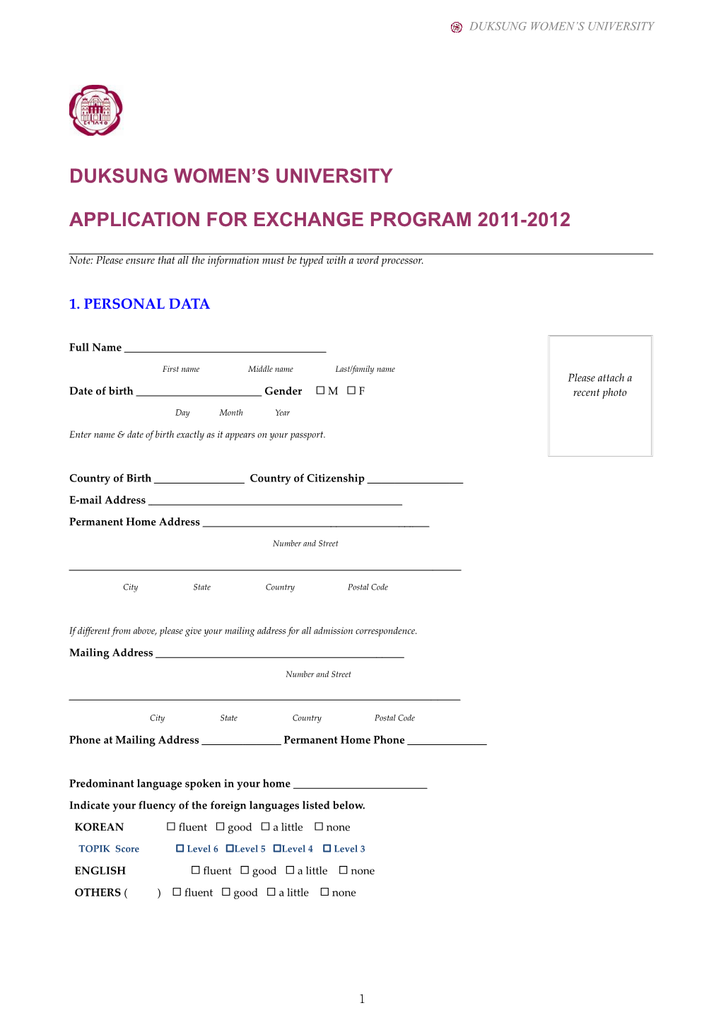 Duksung Women S University