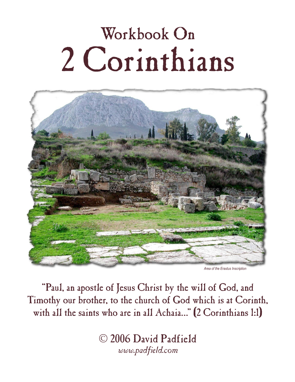 Bible Class Book on Second Corinthians