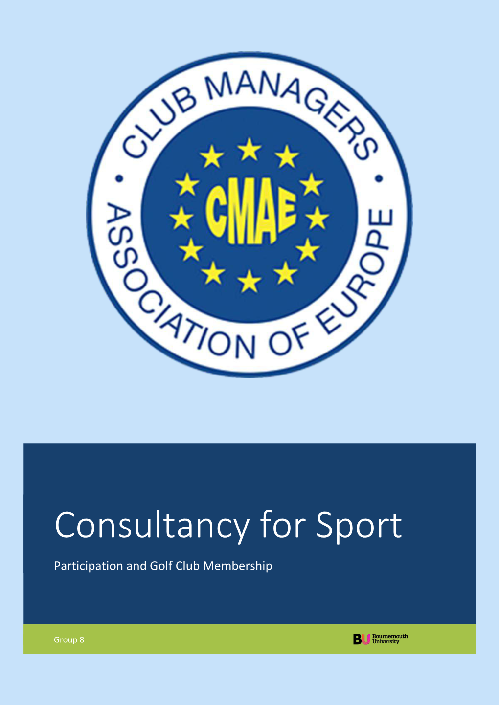 Consultancy for Sport Participation and Golf Club Membership