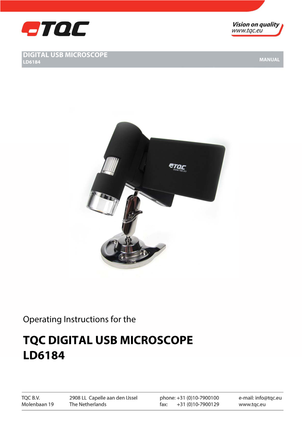 Tqc Digital Usb Microscope Ld6184
