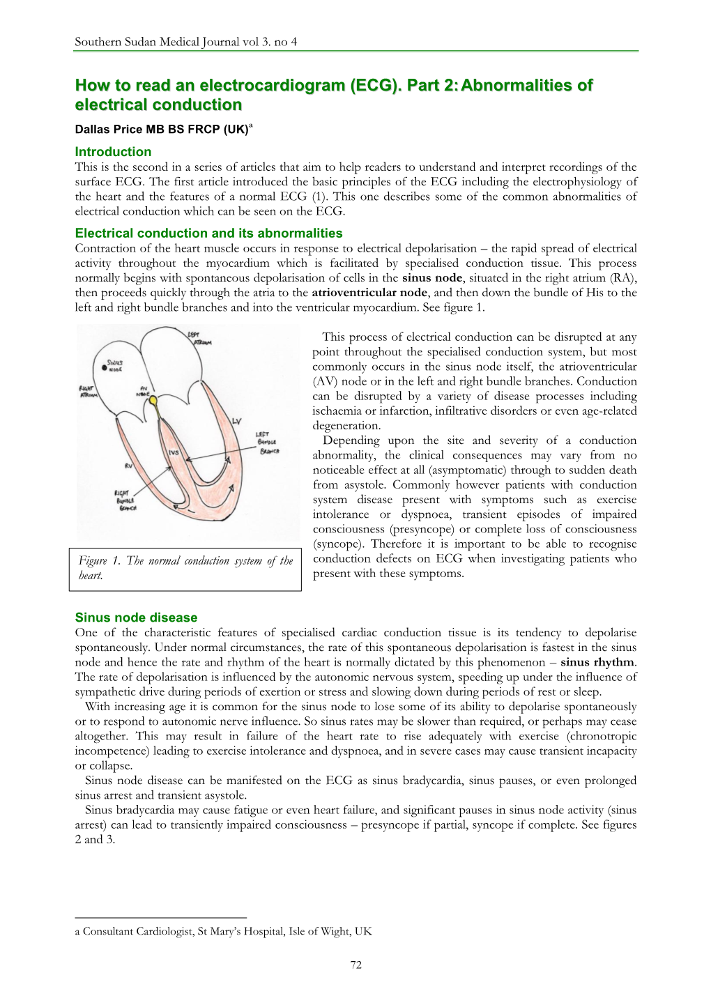 How to Read an Electrocardiogram (ECG). Part 2:Abnormalities Of