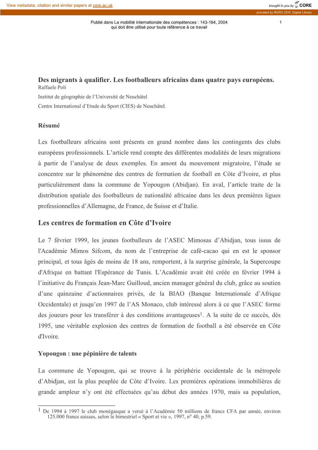 Les Centres De Formation En Côte D'ivoire