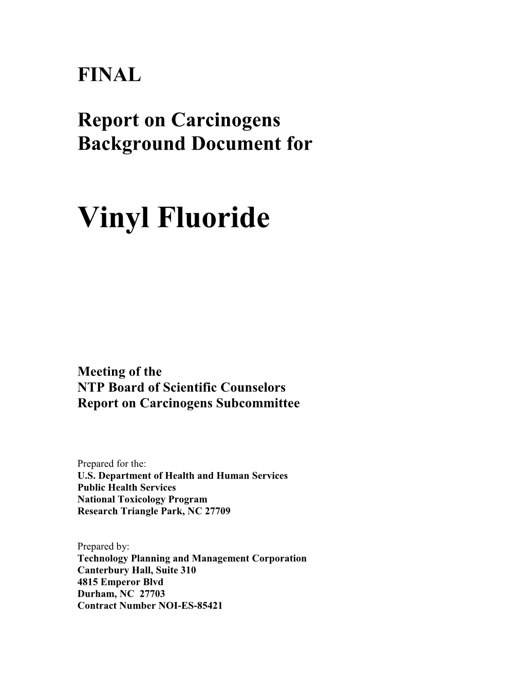 Vinyl Fluoride